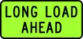 Long Load Ahead (extra-long vehicle convoy ahead)