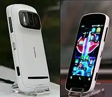 Nokia 808 PureView (2012) with a 41-megapixel camera and a 1.3 GHz CPU.