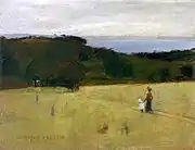 Alethea And Her Mother, 1898, oil on wood