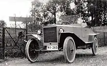 Final prototype with right hand drive and traditional front headlights.