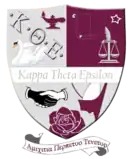 The official crest of Kappa Theta Epsilon Sorority.