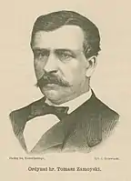 Count Ordynat Tomasz Franciszek Zamoyski. Photo by Kowalski: Ryt. J. Holewiński