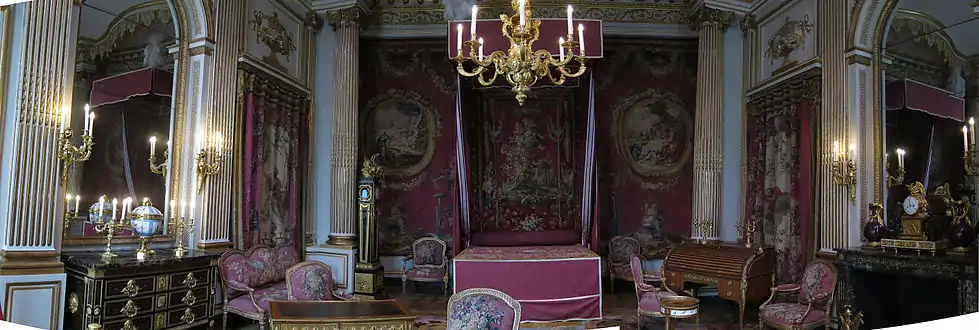 Panorama of the chambre de parade