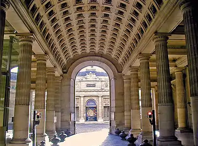 Entrance to the royal mint, the Hôtel des Monnaies, on quai de Conti (1767–73)