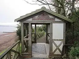 Pavilion at the west end of the Hadrian's Wall Path