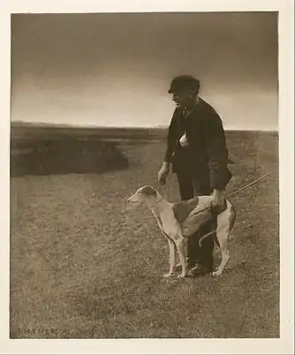 the hunters, ph emerson, a hare in view, photography