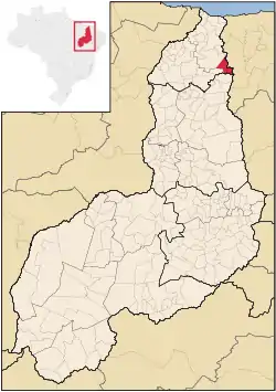 Location in Piauí state
