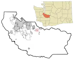 Location of South Prairie, Washington