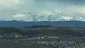 View of Pikes Peak from I-25 in Castle Rock