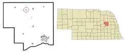 Location of Cornlea, Nebraska