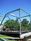 Preserved section of the Maurice River Pratt Through-Truss Swing Bridge