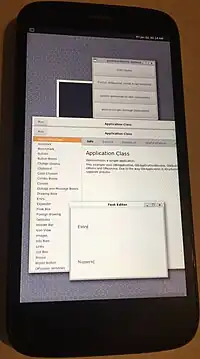 Weston (Wayland compositor demo) on the Moto G