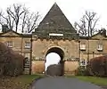 The Pyramid Gate 1719 by Vanbrugh, wings added 1756 by Daniel Garrett
