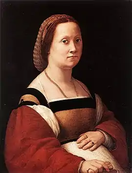 RaphaelLa Donna Gravida. 66 × 52&nbsp;cm.