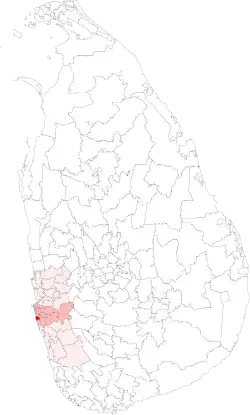Location of Ratmalana