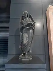 Recording Angel statue for London Joint City and Midland Bank war memorial