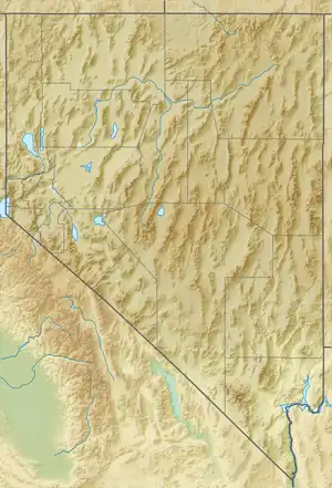 Division Range is located in Nevada