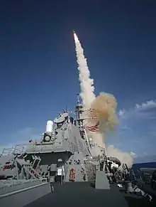 SM-3 climb from USS&nbsp;Decatur, 2007