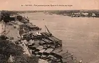 View of the river in early 20th century