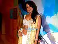 Sameera Reddy in an A-line lehenga