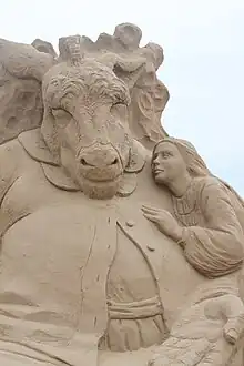 Image 14Sand Sculpture at Weston-super-Mare Sand Sculpture Festival of A Midsummer Nights Dream  (from Culture of Somerset)
