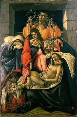 Lamentation over the Dead Christ, c. 1490-95, 107 × 71 cm, Museo Poldi Pezzoli, Milan