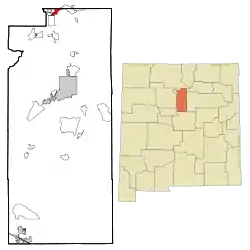 Location of La Puebla, New Mexico