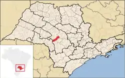 Location in São Paulo state