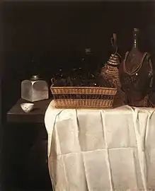 Still Life with Glasses and Bottles (Gemäldegalerie, Berlin)