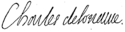 Charles de Lorraine's signature