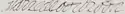 Marie de Bourbon's signature