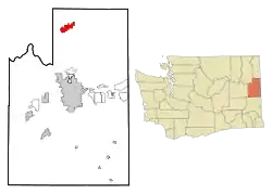 Location of Deer Park, Washington