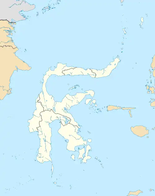 2018 Asian Games torch relay is located in Sulawesi