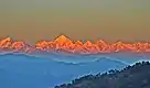 View of Trisul and Panchchuli peaks from Kausani