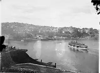 On the Neutral Bay run, likely pre-1920s, on which she was mostly used during the first part of her career.