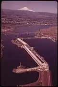 The Dalles Dam in June 1973