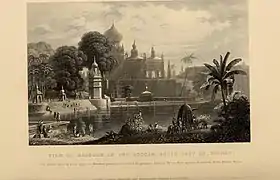 "View of Sassoor in the Deccan, South East of Poonah" 1858