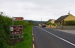 Welcome (fáilte) sign entering Athea