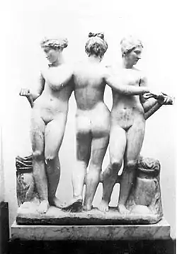 The three graces in Cyrene Antiquity Museum