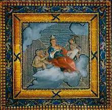 Chiswick House, ceiling of Blue Velvet Room