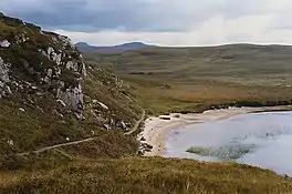 The eastern shore of Loch Braigh Horrisdale