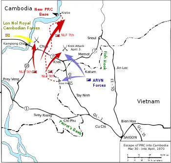 The escape of the PRG in March April 1970
