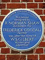 Blue plaque erected in 1976 at Grims Dyke