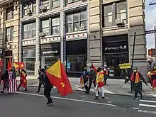  Tigrayans demonstrating in New York City