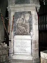 Memorial to George Durant (1731–1780), who bought the Tong estate in 1764.