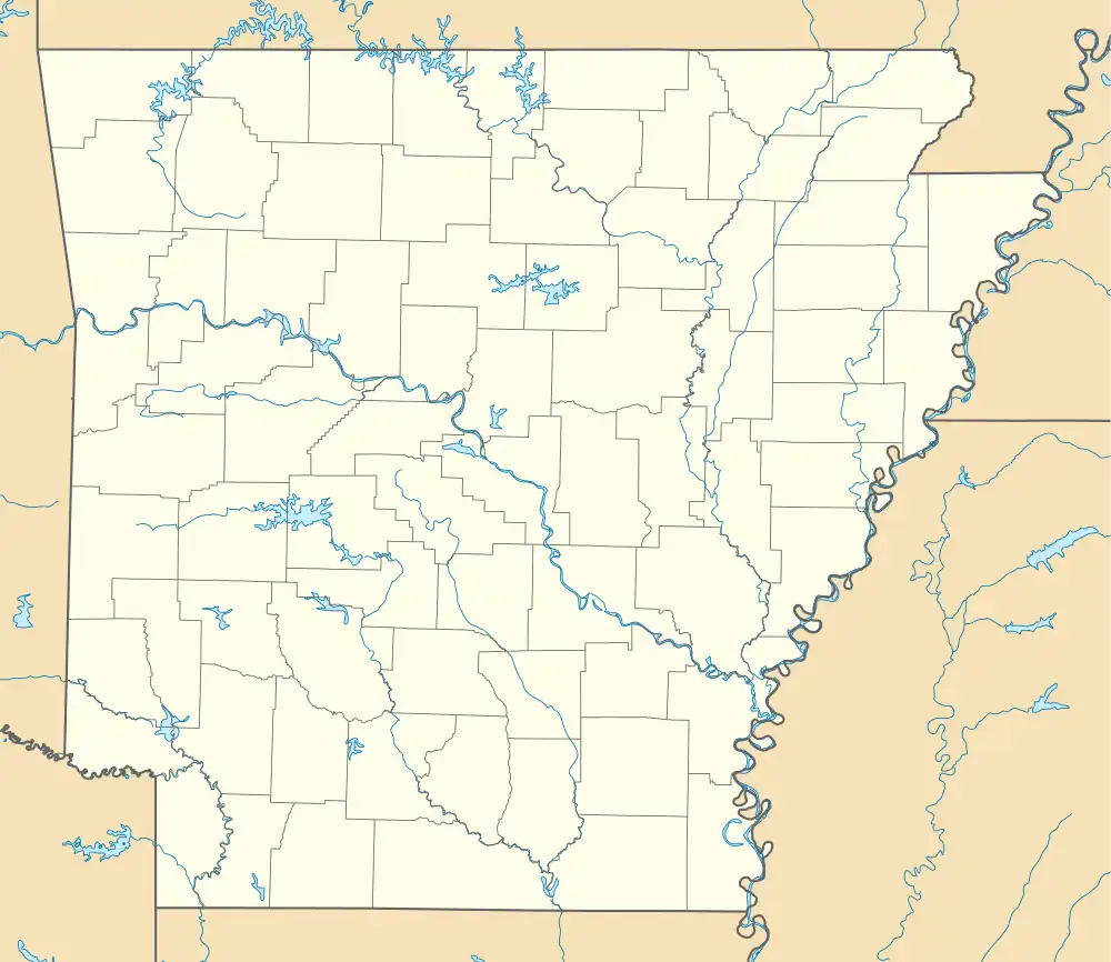 1996 Summer Olympics torch relay is located in Arkansas