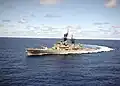 Reeves executing a high speed starboard turn. (1991)