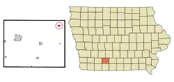 Location of Lorimor, Iowa
