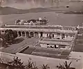 Palace View of courtyards towards Lake Pichola.