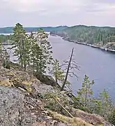 A view from Linnavuori (ancient fortress) of Sulkava